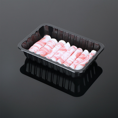 Eco- friendly Disposable fresh food tray PET MAP TRAY